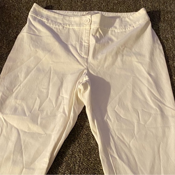 Talbots Pants Women’s Size 4 Curvy White - Picture 3 of 14